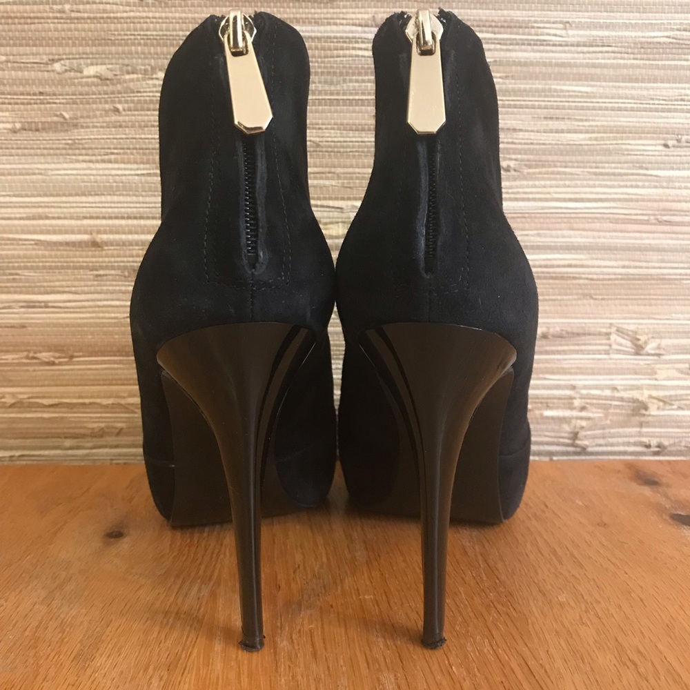 Guess Black Suede Stiletto Ankle Booties - Picture 5 of 8